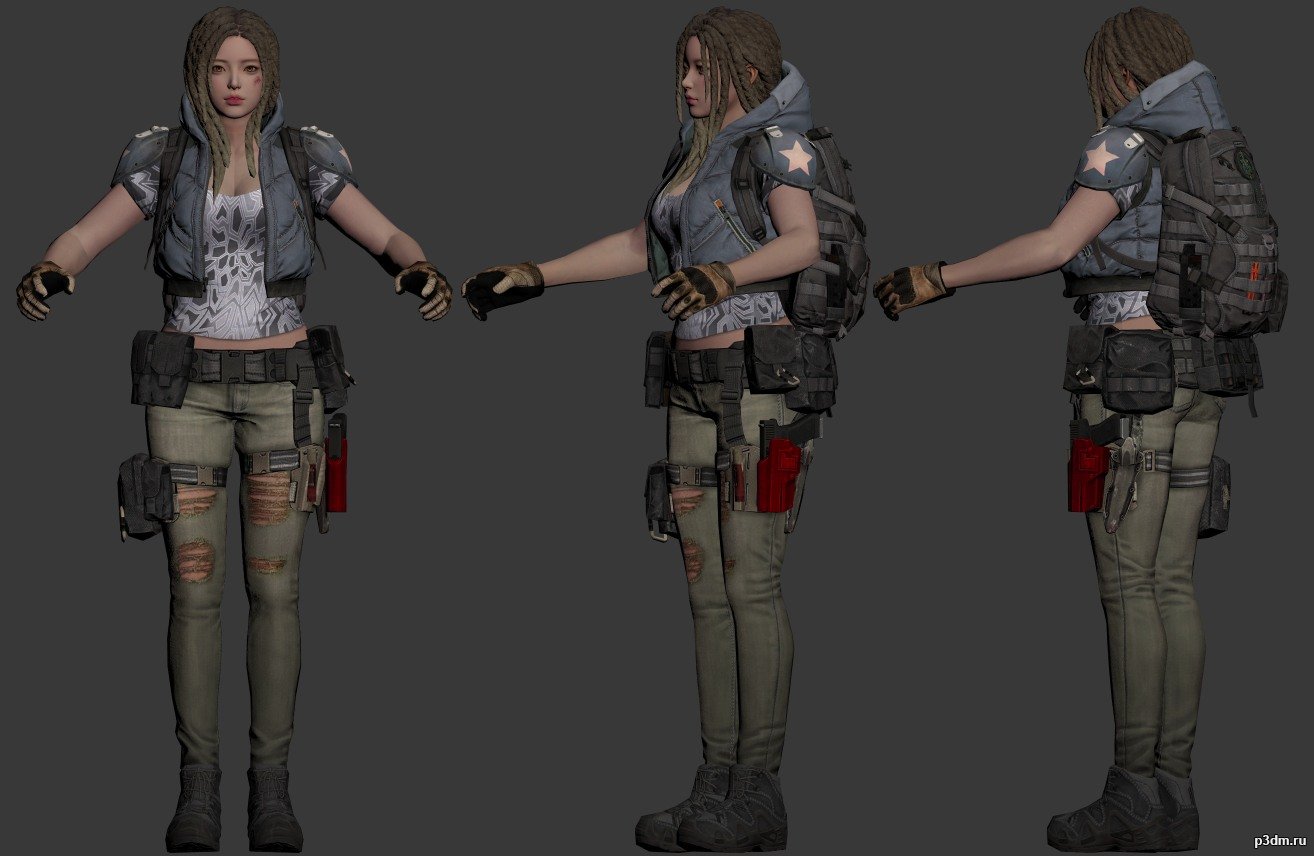 Elena B 3D Model
