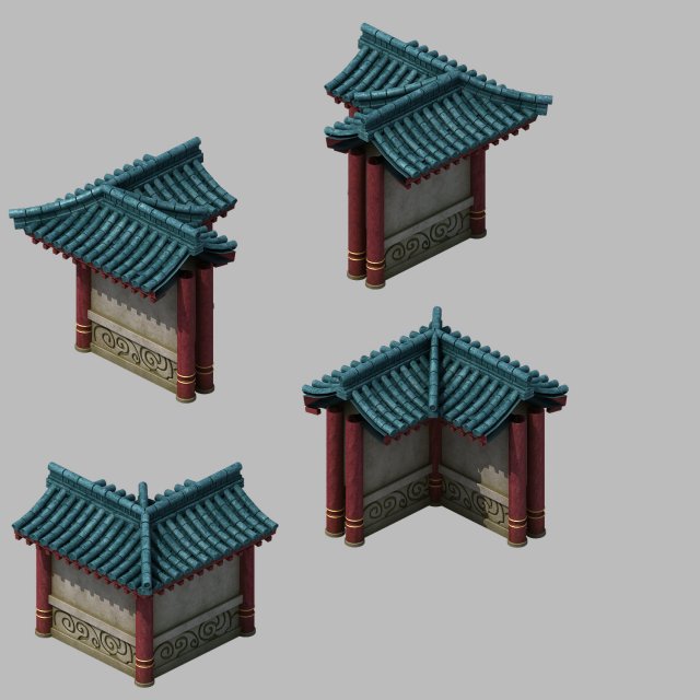 Inn – fence – Shing Mun 2701 3D Model