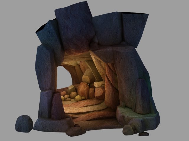 Dwarven Mine Entrance 23 3D Model