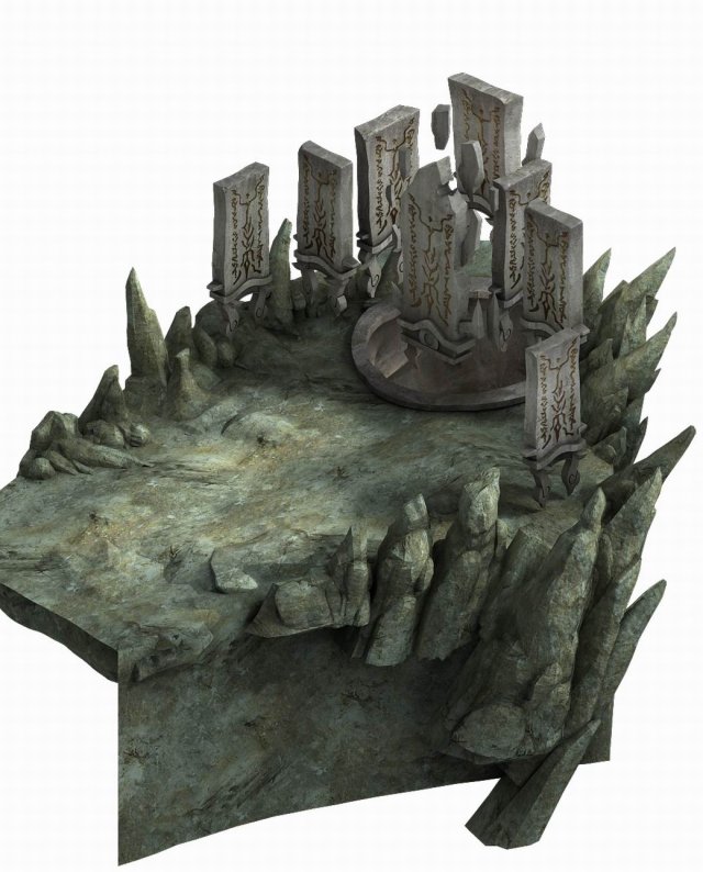Magic Palace – Mountain 02 3D Model