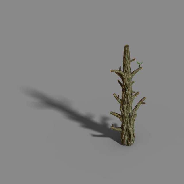 Fox Mountain – Crescent Spring – Tree 02 3D Model