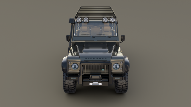 Land Rover Defender 110 Custom v1 3D Model