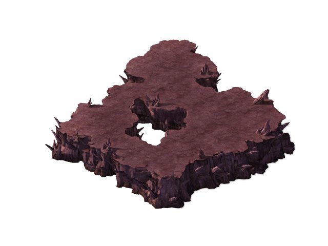 Magic Mountain – Mountain Cliff 02 3D Model