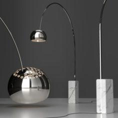 Floor lamp Floss Arco 3D Model