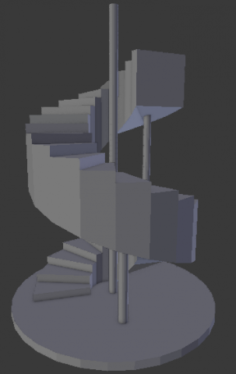 StairsFigurine 3D Model