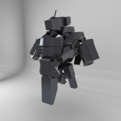 Battle Robot 3D Model