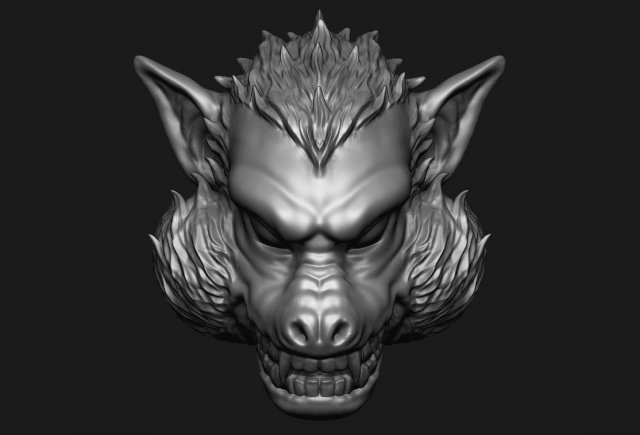 Kong Head – Oozaru – Dragon ball Z 3D Model