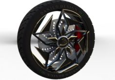 My Wheel Concept 3D 3D Model
