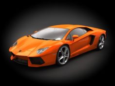 Lamborghini Aventador 2012 3D Model