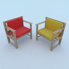 Terrace Chair 3D Model