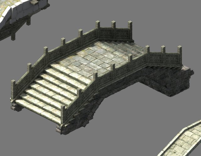 Journey to the West – Stone Bridge 3D Model