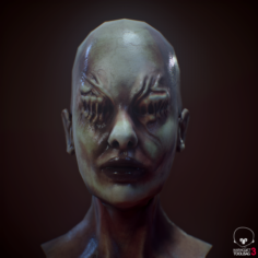 Inmortal mask VR – AR – low-poly 3D Model