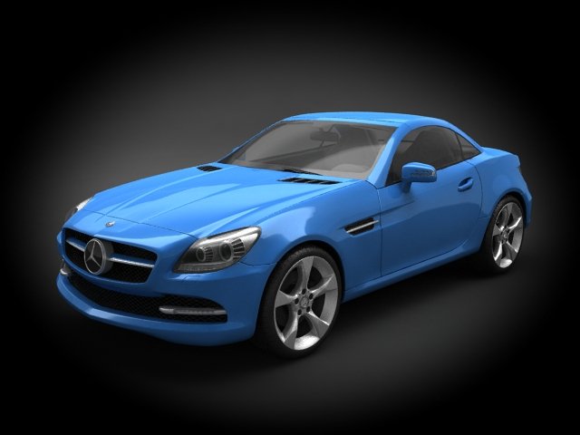Mercedes-Benz SLK-class 2012 3D Model