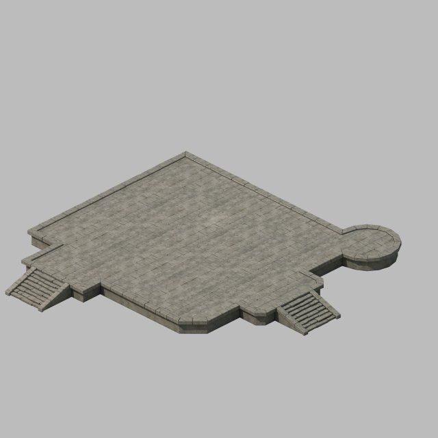 Building – blacksmith ground 01 3D Model