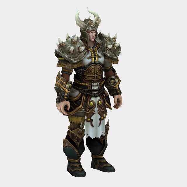 Armor Suit – Male 01 3D Model