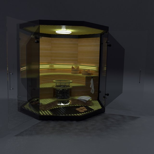 Sauna 3D Model
