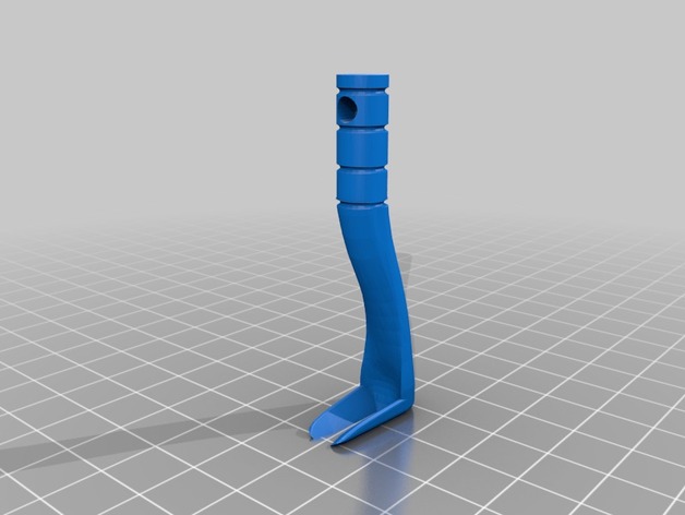 Tick Twister w/hole 3D Print Model
