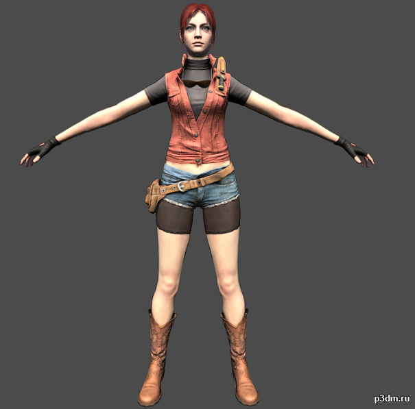 Claire 3D Model