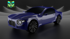 Sport car 3 Free 3D Model