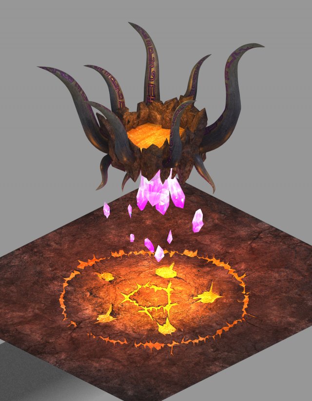 Lava Hell – Magma – Magic Matrix 23 3D Model