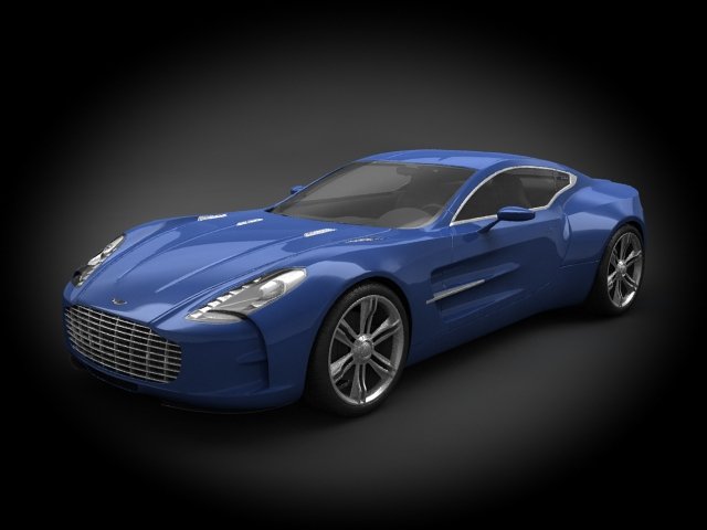 Aston Martin One-77 2012 3D Model