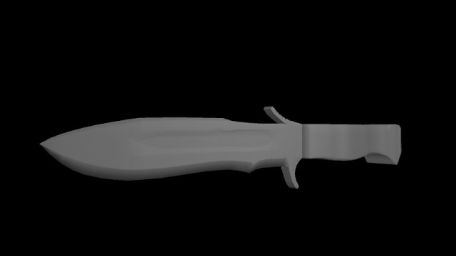 Knife Predator 3D Model