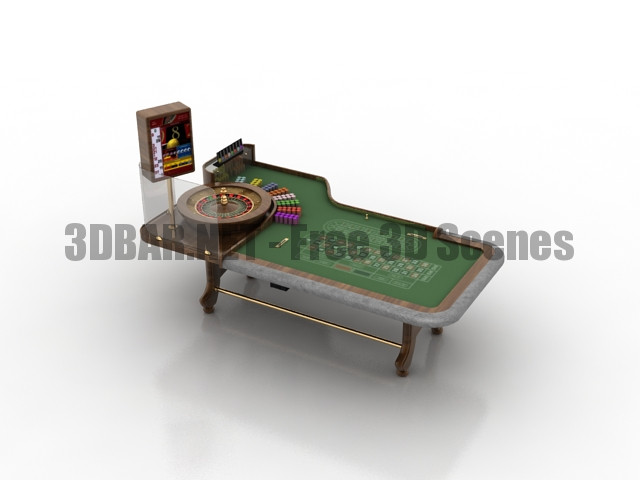 Abbiati casino table 3D Collection