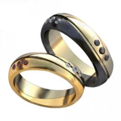 Wedding rings-537 3D Model