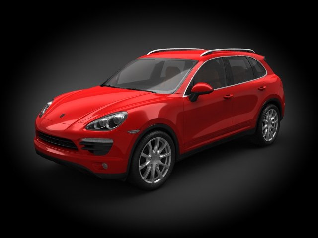 Porsche Cayenne 2011 3D Model