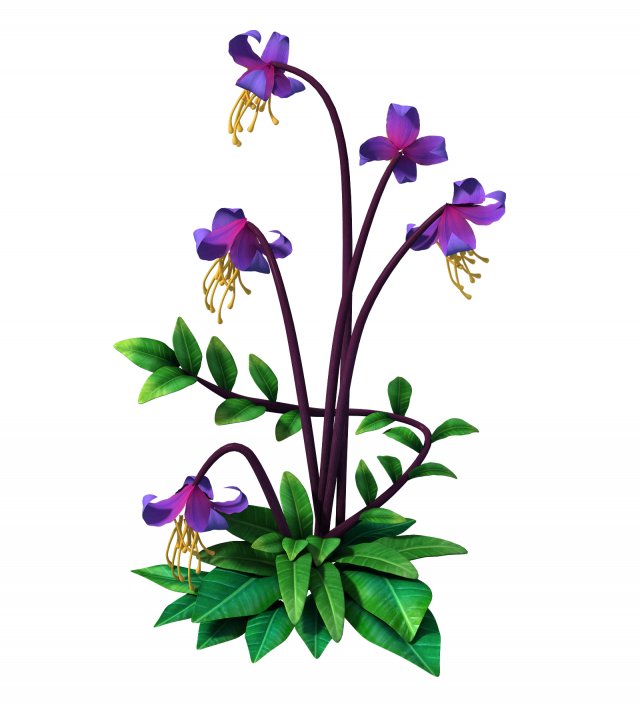 Crystal Marsh – flowers and combinations 01 3D Model