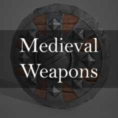 Medieval Low poly Weapons for Unity 3D Model