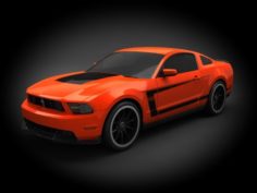 Ford Mustang Boss 302 2012 3D Model
