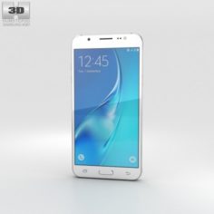 Samsung Galaxy J5 2016 White 3D Model