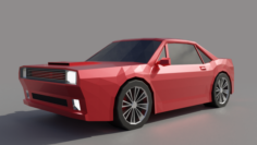 Low Poly Car Free 3D Model
