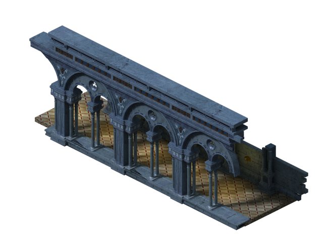 Church Hospital – Church Pillar 02 3D Model