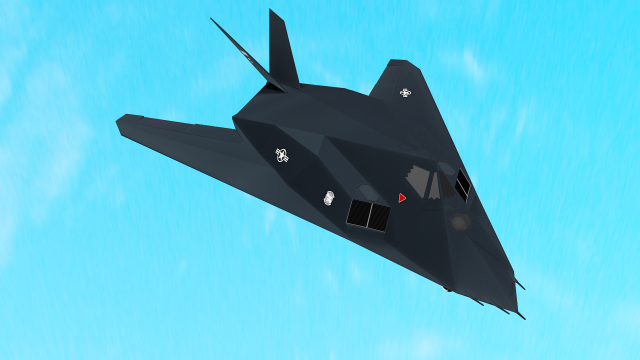 F117 Stealth 3D Model