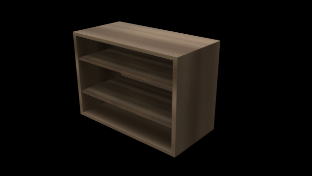 Classroom Bookshelf 3D Model