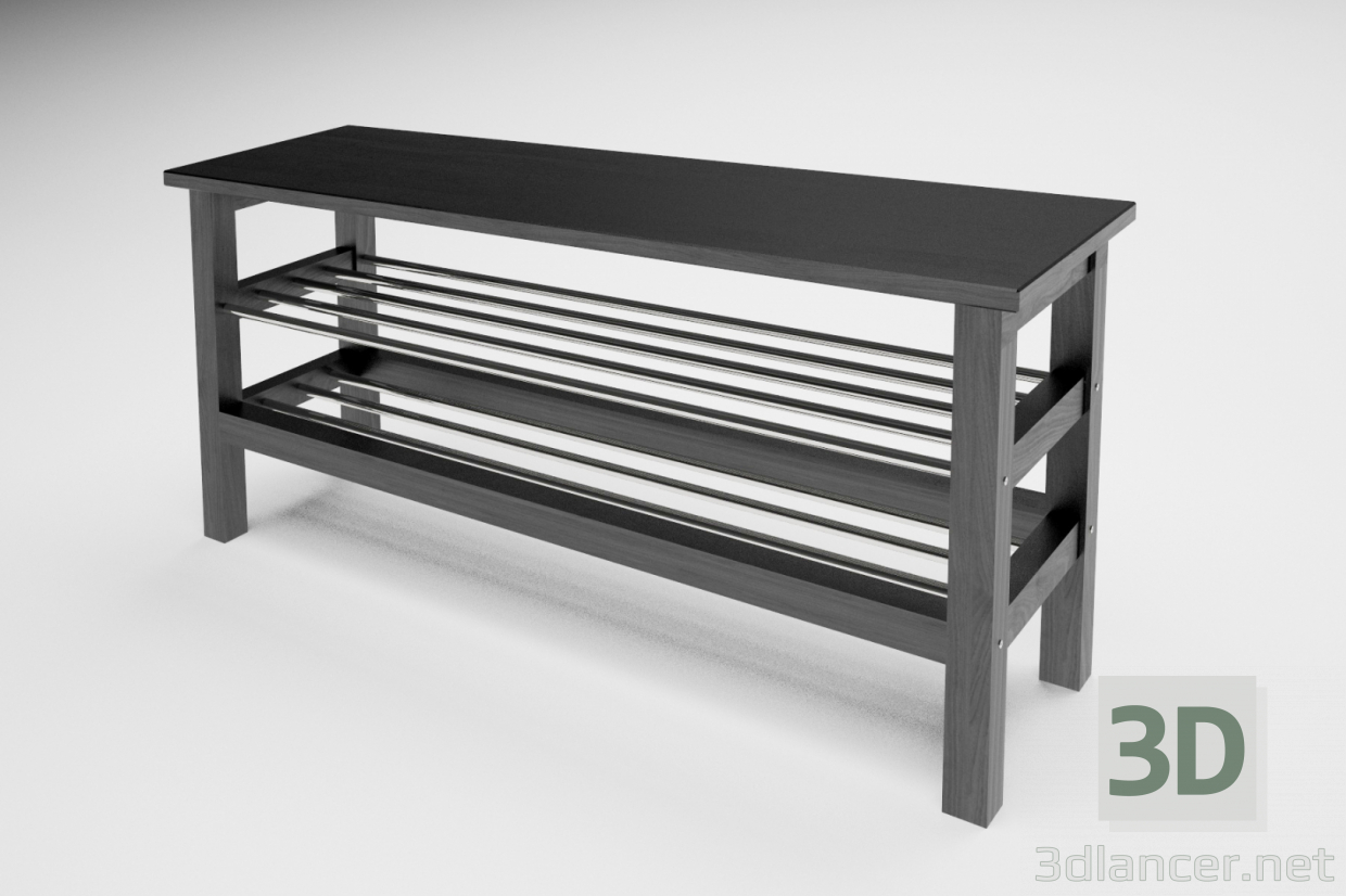 3D-Model 
Ikea regiment for shoes Chusik