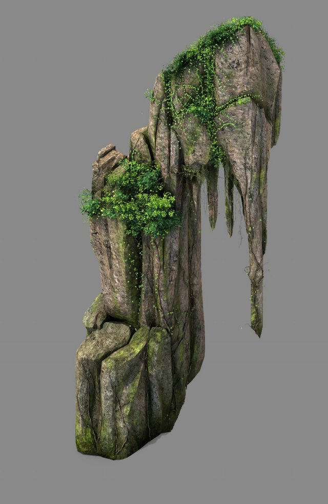 Explore the mountains – Rock 021 3D Model