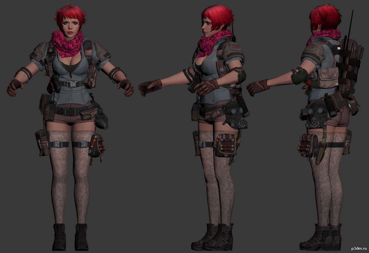 Charil B 3D Model