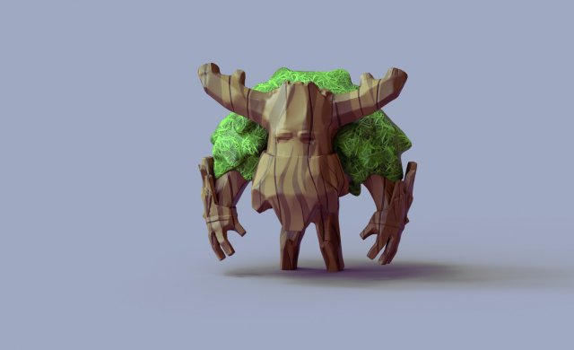 Ent low poly 3D Model