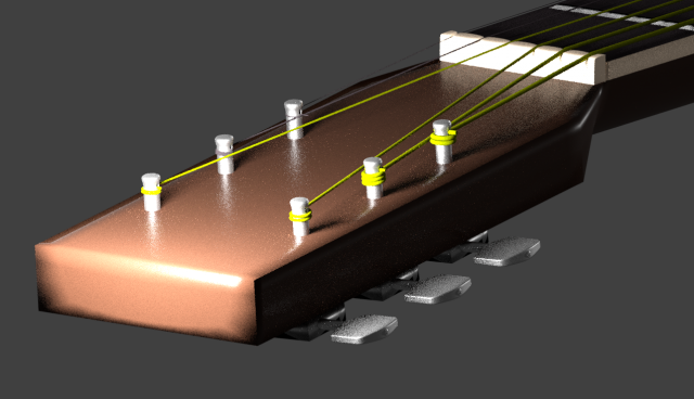 Guitar 3D Model