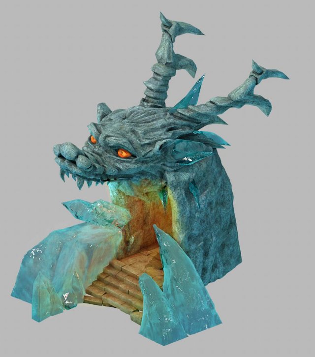 Tongtianhe – ice dragon cave 01 3D Model