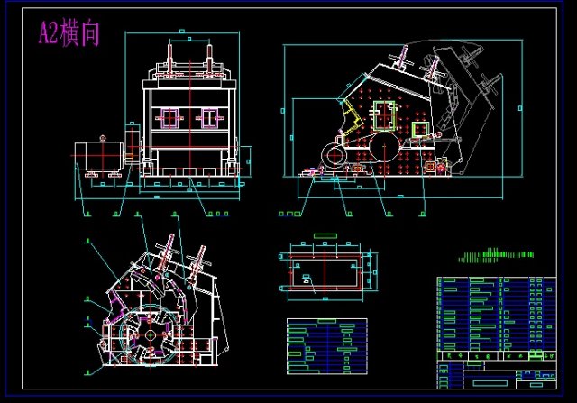 PF1010 impact crusher complete drawing 3D Model