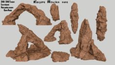 EgyptRockSet 3D Model
