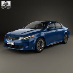 Kia Optima Hybrid 2017 3D Model