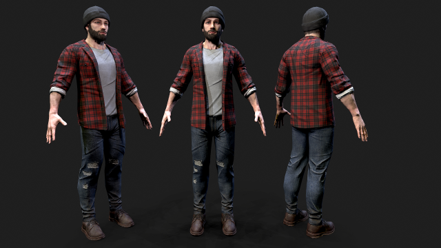 Lumberjack 3D Model