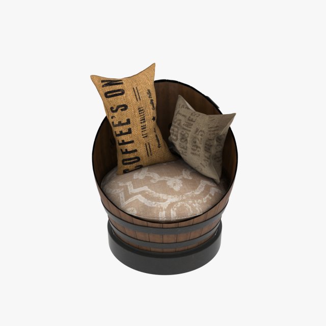 Chair barrel 3D Model