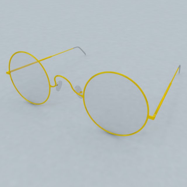 Old glasses 3D Model