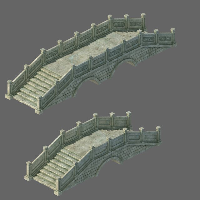 Architecture – Stone Bridge 12 3D Model